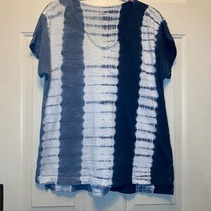 purejill Tie-Dyed Dolman Tee Sz XS Cotton